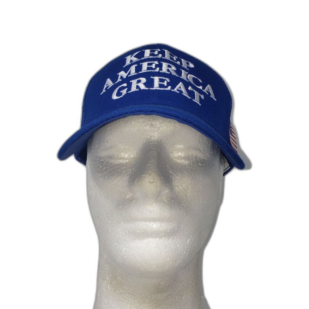 Keep America Great 2020 Historical Political Trump Hat Blue Mesh Snapback NEW